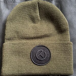 New Scotty Cameron Gallery Tour Patch Beanie Olive Circle T  Cuffed Knit Hat
